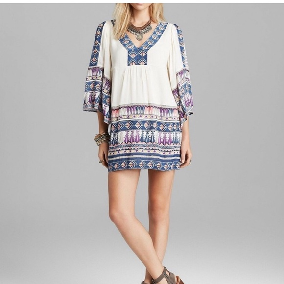 Free People Dresses & Skirts - NWOT: Free People Terra Nova Boho Embroidered Relaxed Fit Dress• Small